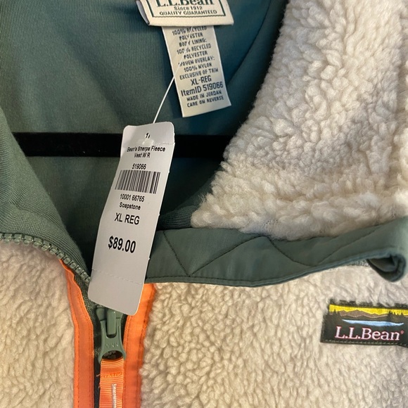 NWT LL Bean Women's Bean's Sherpa Fleece Vest XL - Picture 6 of 7